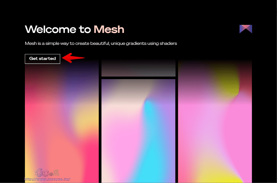 Mesh 線上製作漸層背景圖 - 服務介紹與使用說明