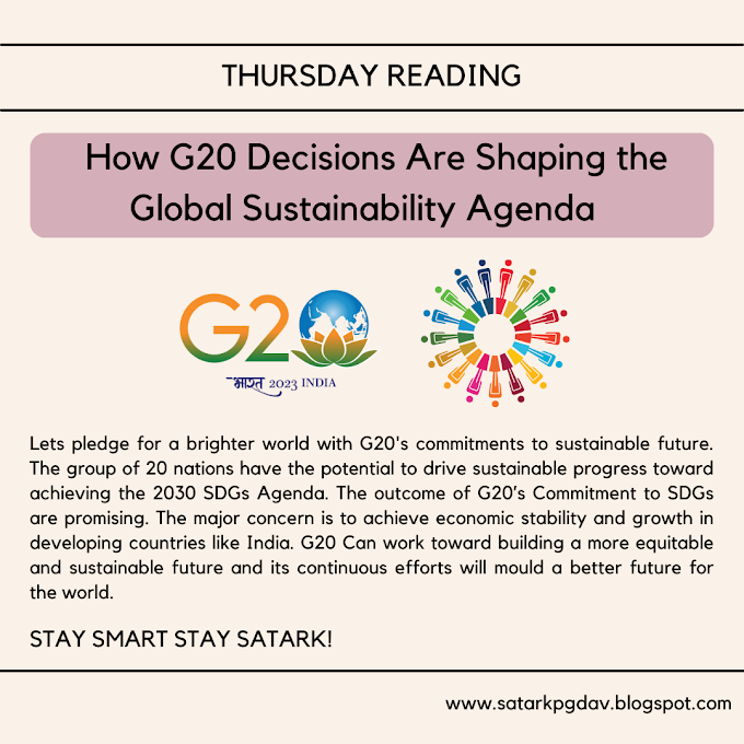 HOW G20 DECISIONS ARE SHAPING THE GLOBAL SUSTAINABILITY AGENDA