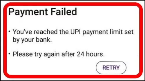 How To Fix PhonePe Payment Failed You've Reached The UPI Payment Limit Set By Your Bank Problem Solved