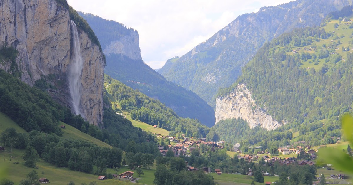 Деревня Муррен в Швейцарии