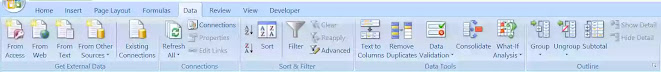 Excel Data Tab in Hindi,Excel me Data Tab ka use