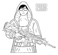 Pubg character coloring