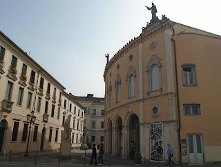 The Teatro Verdi, built in the 18th century, is named after the composer Giuseppe Verdi