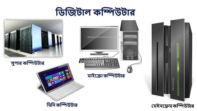 ডিজিটাল কম্পিউটারের প্রকারভেদ, azhar bd academy