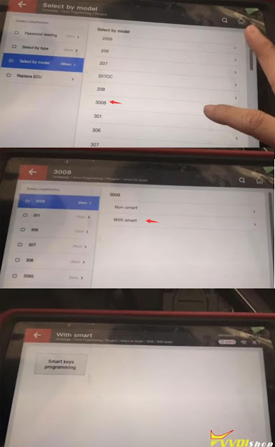 Xhorse Key Tool Plus Add 2019 Peugeot 3008 Smart Key 3