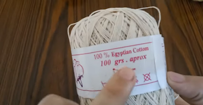خيط حلوان مصري مصنوع 100% من القطن المصري