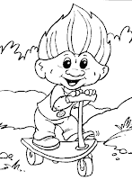 Trolls world tour coloring page