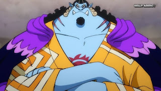 ワンピースアニメ 1002話 ワノ国編 | ONE PIECE ジンベエ