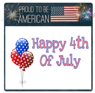 Proud to be American Happy 4th of july greeting card