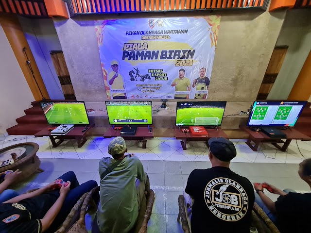 Pertama Kali Di Porwarda Kalsel, Pertandingan E-Sport PES Diikuti Puluhan Peserta 