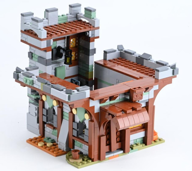 Nifeliz Medieval Town Market Compatible With Lego