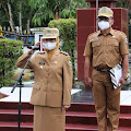 Plt. Wali Kota Pematangsiantar Pimpin Apel Gabungan di Lingkungan Kantor Sekretariat Daerah