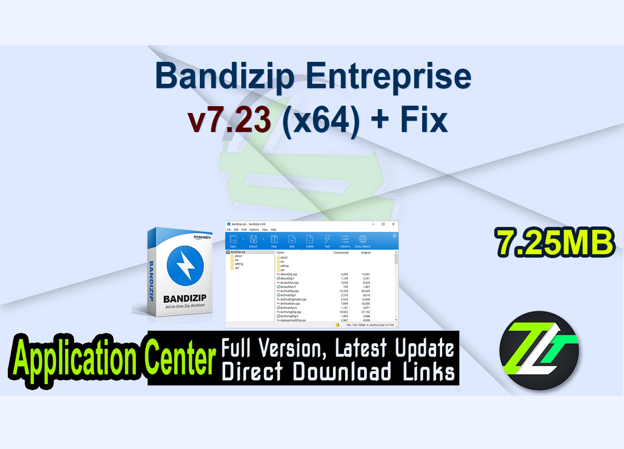Bandizip Entreprise v7.23 (x64) + Fix