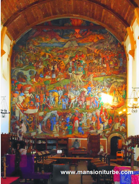 Juan O'Gorman Mural in Pátzcuaro, Michoacán