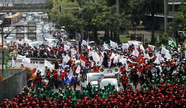 Buruh Bersiap Gelar 'Aksi Besar' Tolak Perpanjangan Masa Jabatan Presiden