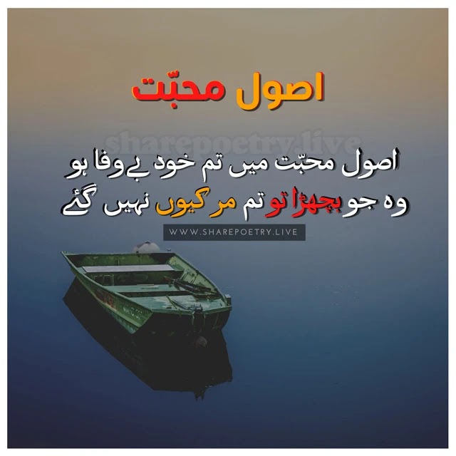 Asol Muhabbat Poetry in Urdu - 2 line urdu poetry 2022