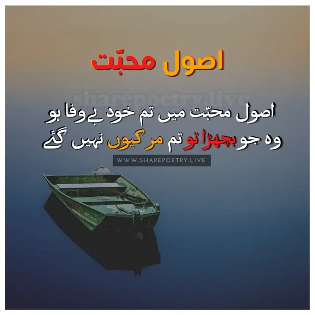 Asol Muhabbat Poetry in Urdu - 2 line urdu poetry 2024