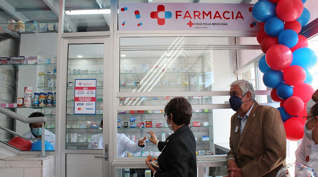 Cruz Roja: farmacia con venta al público general las 24 horas