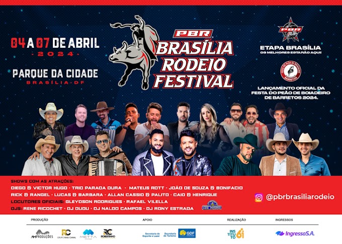 PBR Brasília Rodeio Festival traz Montaria em Touros para a Capital Federal