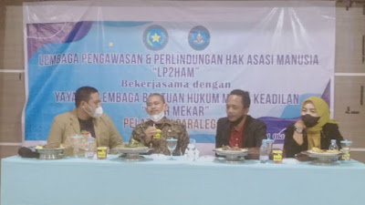 LP2HAM BERSAMA LBH MITRA KEADILAN DALAM DIKLAT PARALEGAL