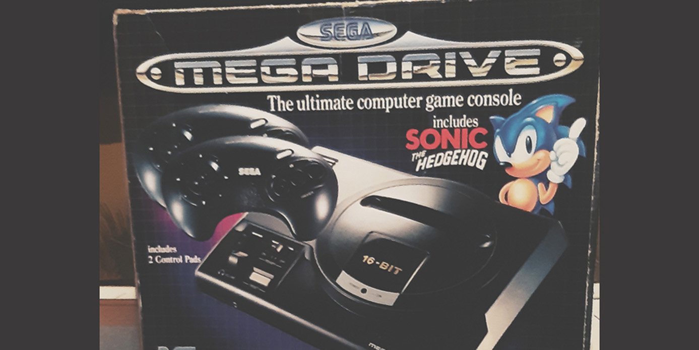 Sega Mega Drive. Videojuegos retro.