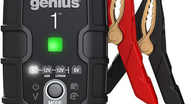 NOCO GENIUS1, cargador inteligente totalmente automático de 1 amperio, cargador de batería de 6 V y 12 V