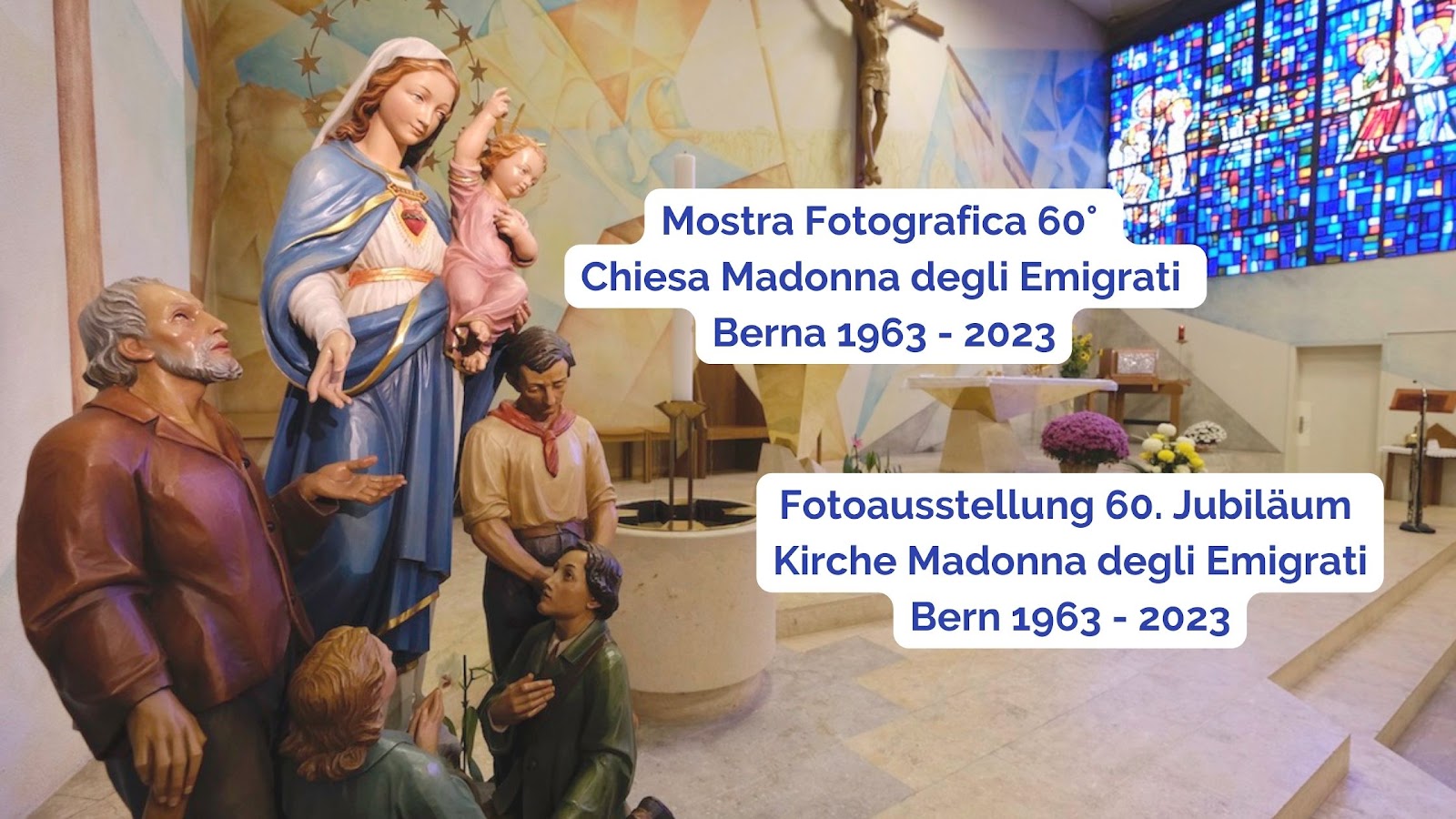 Mostra fotografica giubileo 60 anni della Chiesa della Missione cattolica di Berna