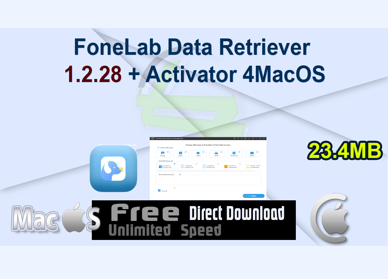 FoneLab Data Retriever 1.2.28 + Activator 4MacOS