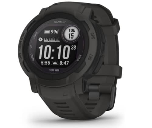 Garmin Instinct 2 Solar Graphite Rugged GPS Smartwatch