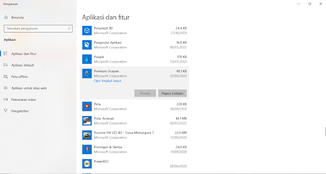 Cara Paling Mudah Remove Hapus Aplikasi di Windows 10