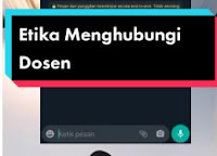 Contoh Cara Chat Dosen Minta Perbaikan Nilai Mata Kuliah Lengkap Etika Menguhubungi