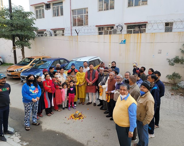  पार्षद शिवानी गौरव सोलंकी  ने किया विकास कार्य का शुभारम्भ