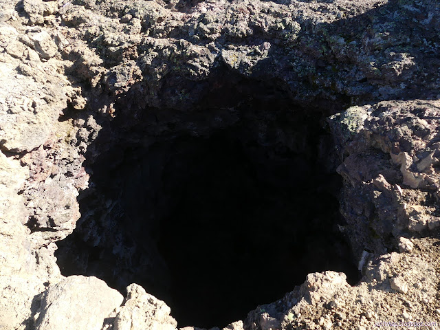 06: hole in the ground with sharp rocks all around