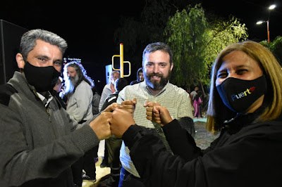 Sonia Grassano, Juan Manuel De Grandis y Walter García.