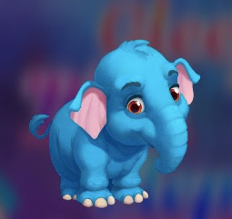 Games4King Gleeful Blue Elephant Escape