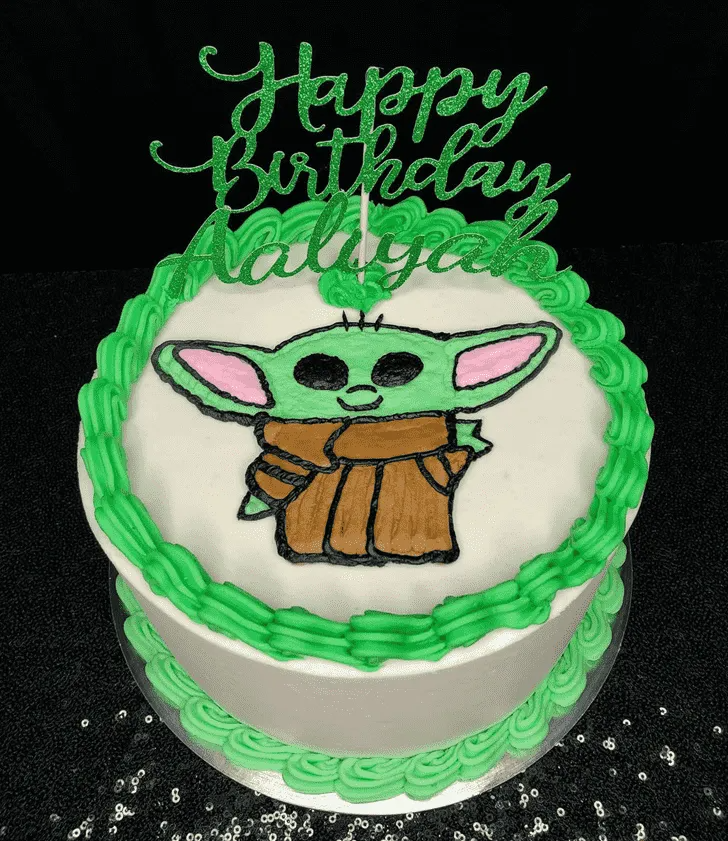 yoda cake