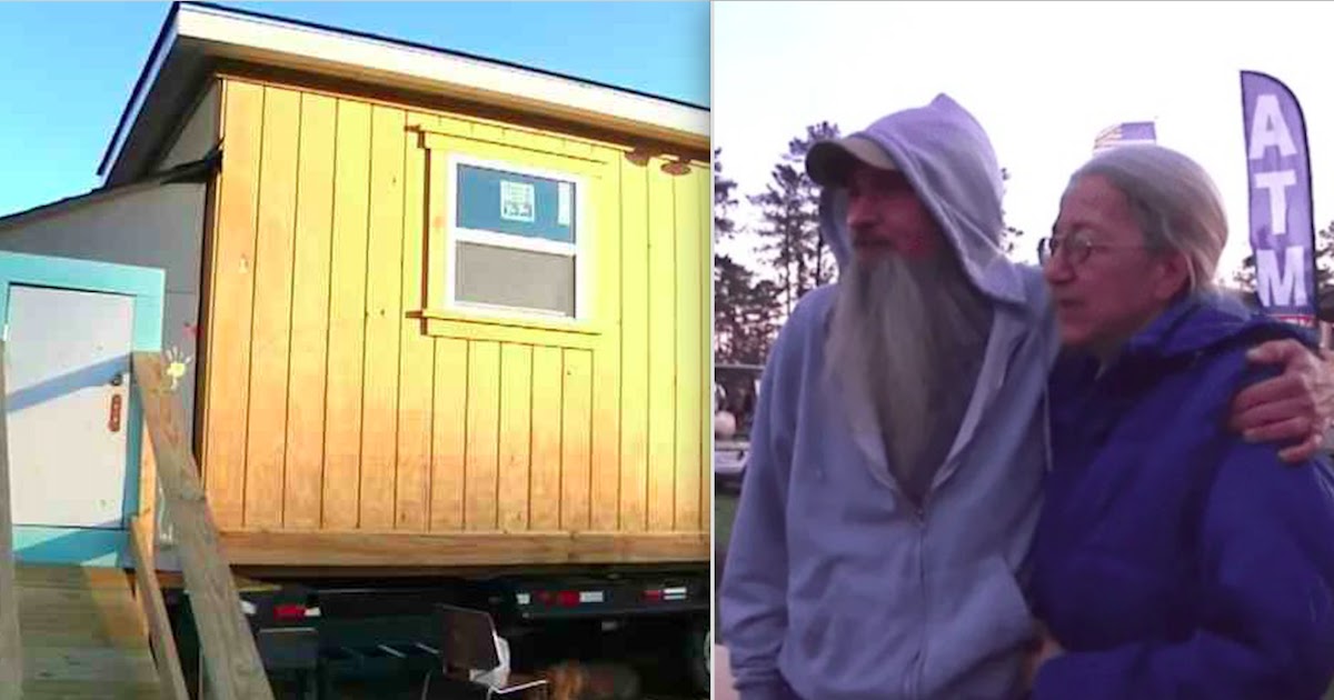 A Group Of Schoolchildren In Georgia Built A Tiny Home For A Homeless Veteran And His Wife