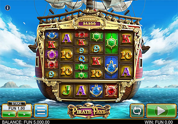 Main Gratis Slot Indonesia - Pirate Pays Megaways Big Time Gaming