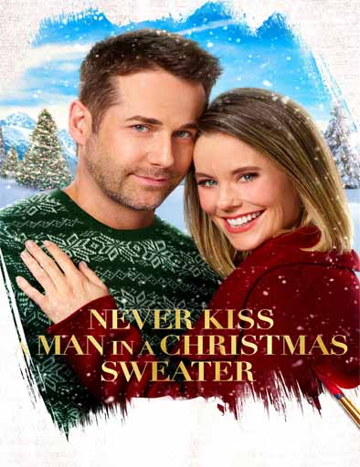 pelicula Nunca beses a un hombre con un suéter navideño