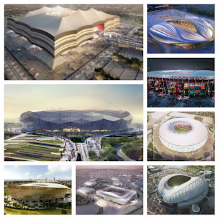 Katar'ın 2022 Dünya Kupası stadyumları.