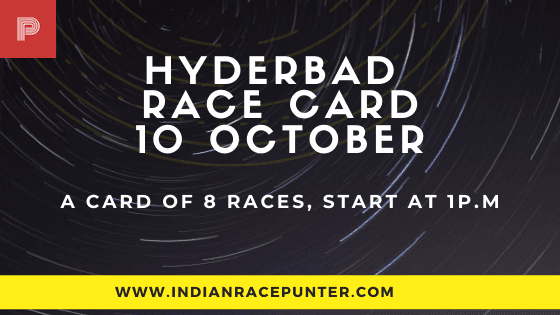 Hyderabad Race Card 10 October