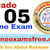 Grade 5 online exam-01 for free