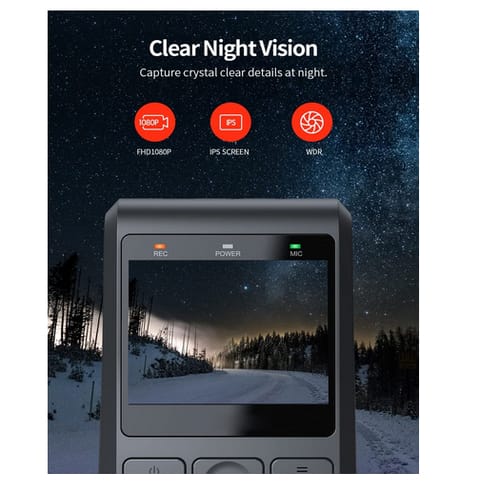 E Recorder Night Vision Dual Dash Cam Car Recorder