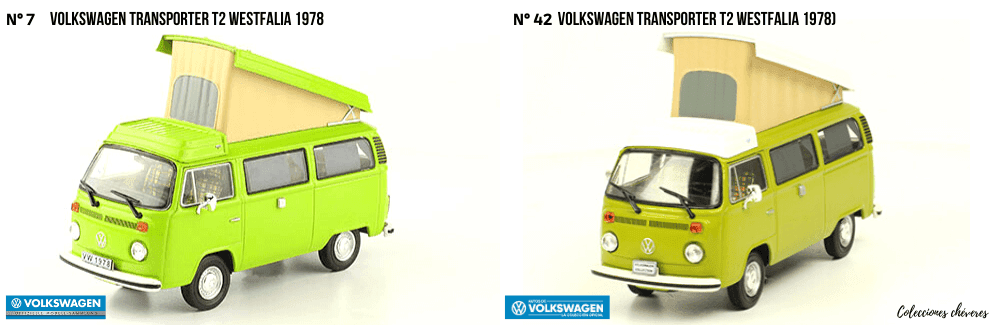 volkswagen transporter t2 westfalia 1:43, coleccion volkswagen, volkswagen collection, volkswagen offizielle modell sammlung