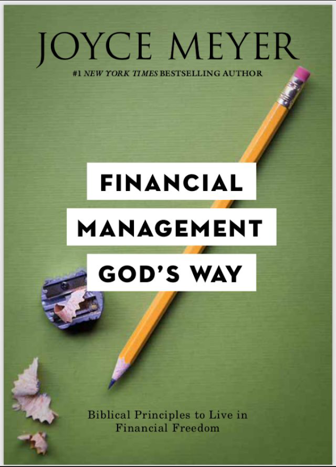 E-BOOK ALERT: FINANCIAL MANAGEMENT GODS WAY - JOYCE MEYER