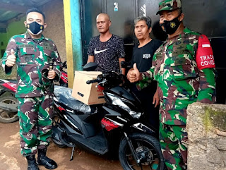 Pangdam III Siliwangi Berikan Sepeda Motor Kepada Warga Cijolang Limbangan Garut Yang Terdampak Bencana