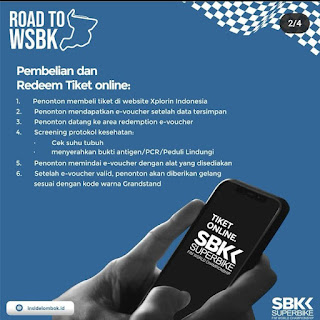 Tiket WSBK Mandalika 2021 Mulai Dijual Hari Ini 18 Oktober 2021