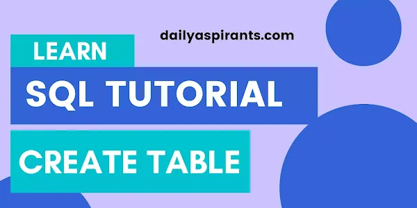 sql create table