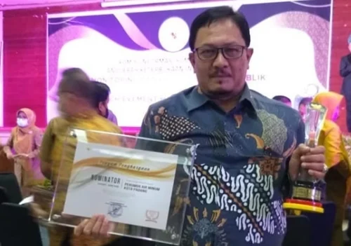 Anugerah Badan Publik 2021, Perumdam Kota Padang Peringkat 3 Kategori BUMN/BUMD di Sumatera Barat