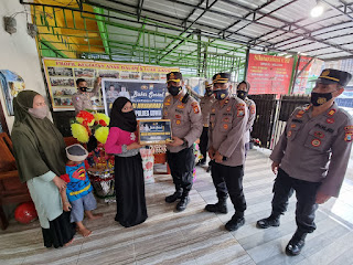 Merayakan Maulid Nabi Besar Muhammad SAW, Kapolres Gowa Berbagi